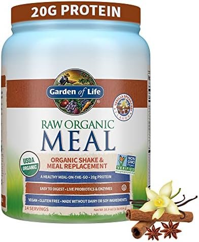 Garden of Life Tasty Organic Vanilla Chai Meal Replacement Shake Vegan - 20g Com